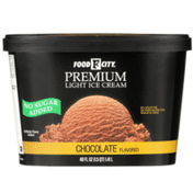 Food City Chocolate Flavored No Sugar Added Premium Light Ice Cream