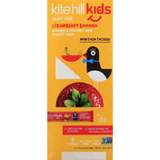 Kite Hill Yogurt Tubes, Almond & Coconut Milk, Strawberry Banana, Dairy Free, 8 Pack