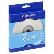 Verbatim Compact Discs, Recordable, 10 Pack