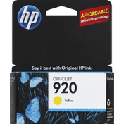 HP Ink Cartridge, OfficeJet Yellow 920