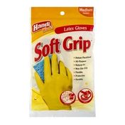 Handi Works Soft Grip Latex Gloves  Medium