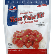 Great American Seafood Tuna Poke Kit, with Jasmine Rice, Hawaiian Style