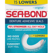 Sea Bond Denture Adhesive Seals, for Lowers, Original