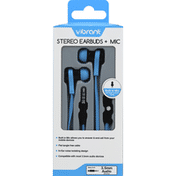 Vibrant Stereo Earbuds + Mic