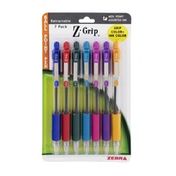 Zebra Z-Grip Ball Point Assorted Colors Pens