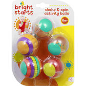 Bright Starts Activity Balls, Shake & Spin, 6m+