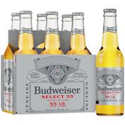 Budweiser Select 55 Light Beer Bottles