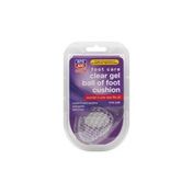 Rite Aid Pharmacy Ball of Foot Cushion, Clear Gel, Women's One Size Fits All, 1 pair