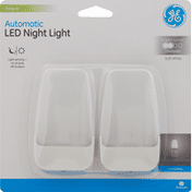 GE Night Light, LED, Automatic, Soft White, 0.5 Watts