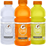 Pepsico Gatorade G Zero Thirst Quencher Variety Pack (12 - 20 Fluid Ounce) 240 Fluid Ounces 12 Pack Plastic Bottles
