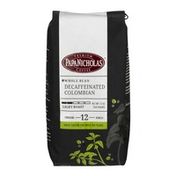 PapaNicholas Coffee Whole Bean Decaffeinated Colombian Light Roast