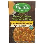 Pacific Organic Hearty Italian Vegetable with Chicken Bone Broth Soup