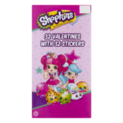 Shopkins Valentines with Stickers