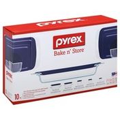 Pyrex Oven Safe Glass, with Large Easy Grab Handles