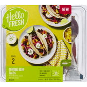 HelloFresh Hello Fresh Meal Kit Teriyaki Beef Tacos with Pineapple Salsa and Lime Crema