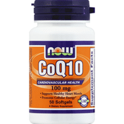 Now CoQ10, 100 mg, Softgels