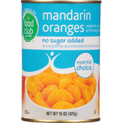 Food Club Mandarin Oranges, No Sugar Added