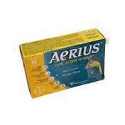 Aeruis Dual Action 12 Hour Antihistamine + Decongestant 30 Extended Release Tablets