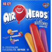 Airheads Junior Pops, Orange, Strawberry, Grape