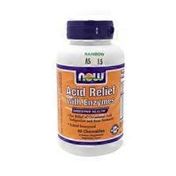 Now Acid Relief With Enzymes Digestive Health, For Relief Of Occasional Acid Indigestion And Sour Stomach, Xylitol Sweetened, Dietary Supplement Chewables
