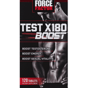 Force Factor Test X180 Boost, Tablets