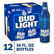 Bud Light Beer Aluminum Bottles