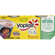 Yoplait Yogurt, Dora the Explorer, Low Fat, Strawberry
