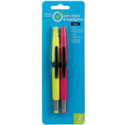 Simply Done 3-In-1 Pen, Stylus & Highlighter, Black