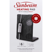 Sunbeam Heating Pad, with Xpress Heat, Dark Green, King Size