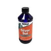 Now Silver Sol Patented Silver Dietary Supplement Liquid