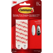 3M Command Strips, General Purpose, Large, Refill