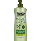Suave Conditioning Cream, Leave-In, Avocado + Olive Oil, Smoothing, for Dry, Frizzy Hair