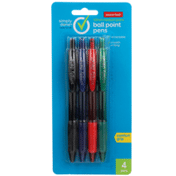 Simply Done 1.0Mm Medium Point Ball Point Pens, Assorted