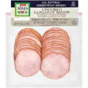 Jones Canadian  Bacon Slices, 2 X 12 Oz