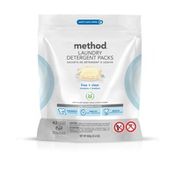 Method Laundry Detergent Packs, Free + Clear
