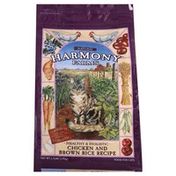 Harmony Farms Food for Cats, Healthy & Holistic Chicken and Brown Rice Recipe