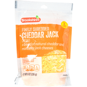 Brookshire's Finely Shredded Cheese, Cheddar Jack