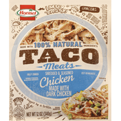 Hormel Taco Meats, Shredded & Seasoned, Chicken