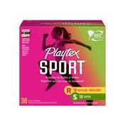 Playtex Playtex Sport Plastic Multipack Tampons, Unscented, Regular/Super