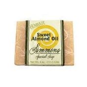 Simmons Natural Bodycare Sweet Almond Oil Soap Bar