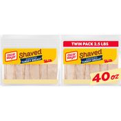 Oscar Mayer Shaved Extra Lean Smoked Turkey Breast Sliced Deli Sandwich Lunch Meat Twin Pack