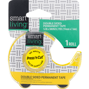 Smart Living Permanent Tape, Double Sided