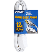 Prima Household Cord, 3 Outlet, 12 Foot