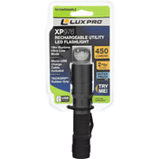 LuxPro LED Flashlight, Rechargeable, Utility, XP976, 450 Lumens