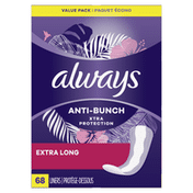 Always Anti-Bunch Xtra Protection Exra Long Absorbency Unscented