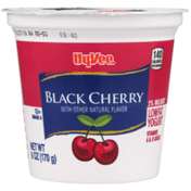Hy-Vee Black Cherry Lowfat Yogurt