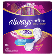 Always Daily Liners Regular Absorbency Unscented