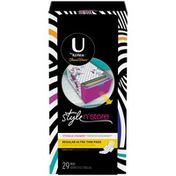 U by Kotex CleanWear Ultra Thin Regular Pads with Wings