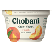 Chobani Yogurt, Non-Fat, Greek, Peach on the Bottom