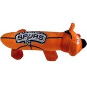 Pets First San Antonio Spurs Plush Squeaky Dog Tube Toy